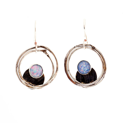 Moon Eclipse with Opals